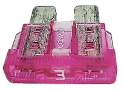 Bussmann EasyID 3 amps Fast Acting Fuse 2 pk
