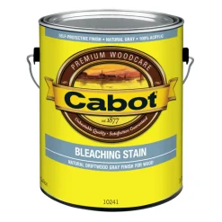 Cabot Semi-Transparent Natural Driftwood Gray Acrylic Bleaching Stain 1 gal. (Pack of 4)