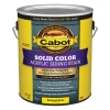 Cabot Solid Tintable 0806 Neutral Water-Based Acrylic Siding Stain 1 gal. (Pack of 4)