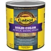 Cabot Solid Tintable 0806 Neutral Base Water-Based Acrylic Siding Stain 1 qt. (Pack of 4)