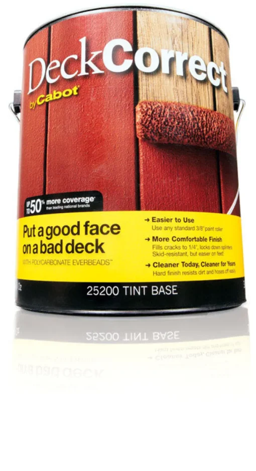 Cabot Solid Tintable Tint Base Water-Based Latex Deck Stain 1 gal. (Pack of 4)