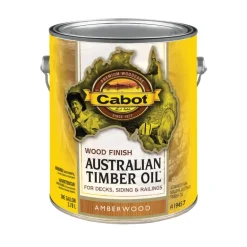 Cabot Transparent 19457 Amberwood Oil-Based Natural Oil/Waterborne Hybrid Australian Timber Oil (Pack of 4)