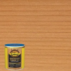 Cabot Transparent 19457 Amberwood Oil-Based Natural Oil/Waterborne Hybrid Australian Timber Oil (Pack of 4)