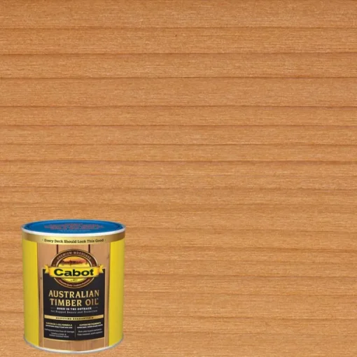Cabot Transparent 19457 Amberwood Oil-Based Natural Oil/Waterborne Hybrid Australian Timber Oil (Pack of 4)