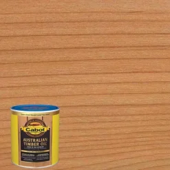 Cabot Transparent 19400 Natural Oil-Based Australian Timber Oil 1 Qt. (Pack Of 4)
