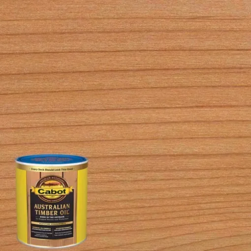 Cabot Transparent 19400 Natural Oil-Based Australian Timber Oil 1 Qt. (Pack Of 4)