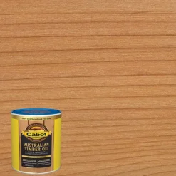 Cabot Transparent 19400 Natural Oil-Based Australian Timber Oil 1 Qt. (Pack Of 4)
