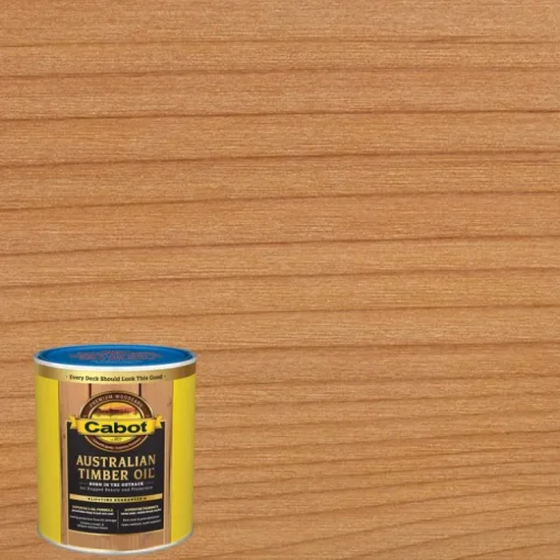 Cabot Transparent 19400 Natural Oil-Based Australian Timber Oil 1 Qt. (Pack Of 4)