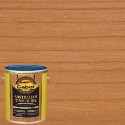 Cabot Transparent Honey Teak Oil-Based Australian Timber Oil 1 gal. (Pack of 4)
