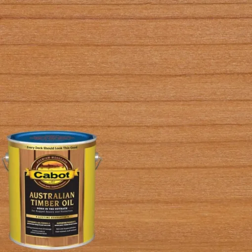 Cabot Transparent Honey Teak Oil-Based Australian Timber Oil 1 gal. (Pack of 4)