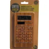 CALCULATOR 8 DIGIT BROWN