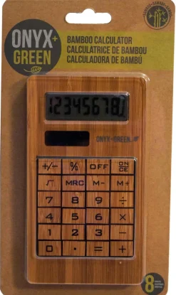 CALCULATOR 8 DIGIT BROWN