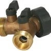 Camco 1 in. Hose X 1 in. Brass Shut-Off Valve