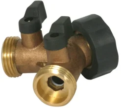 Camco 1 in. Hose X 1 in. Brass Shut-Off Valve