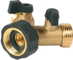 Camco 1 in. Hose X 1 in. Brass Shut-Off Valve