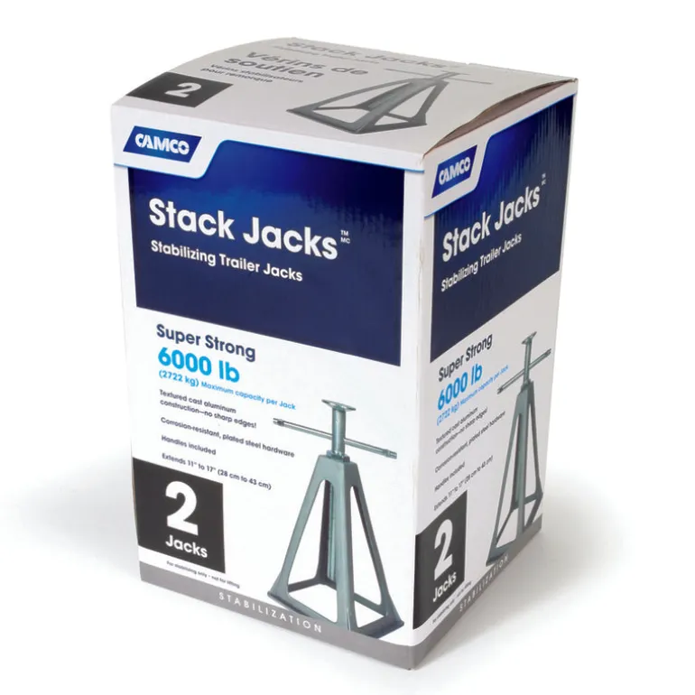 Camco 6000 lb For Stack Jacks 2 pk