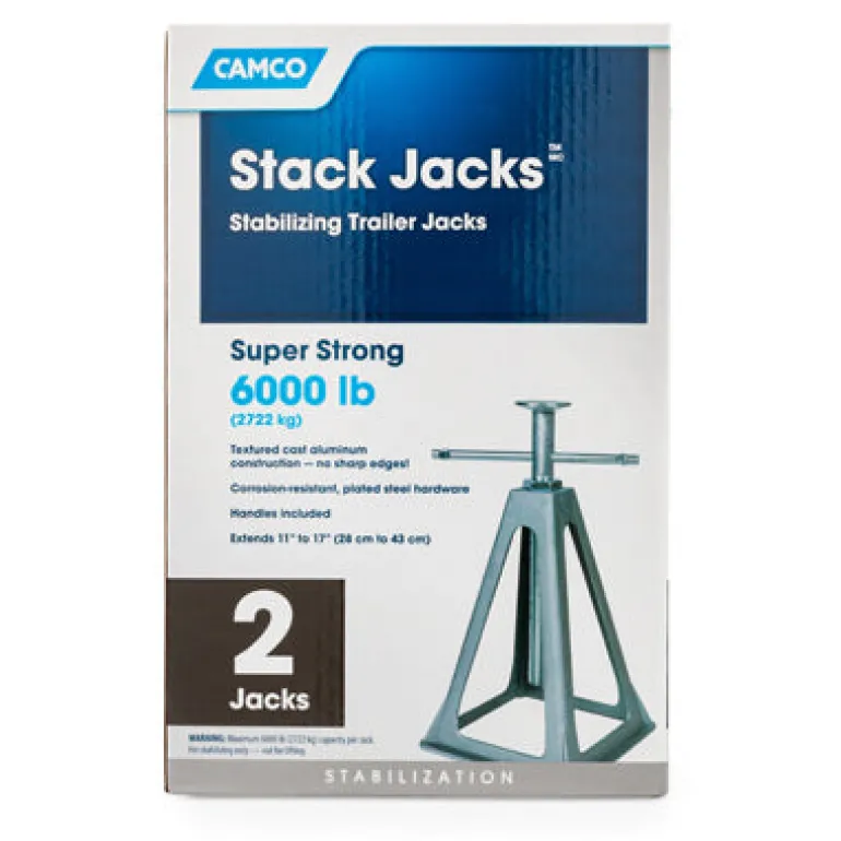 Camco 6000 lb For Stack Jacks 2 pk
