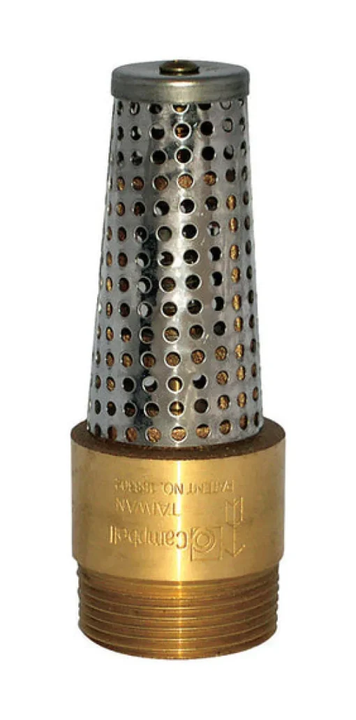 Campbell 1 in. D X 1-1/4 in. D Brass Spring Loaded Check Valve