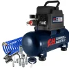 Campbell Hausfeld 125 PSI 0.33 Hp Metal Horizontal Portable Air Compressor and Inflation Kit 3 gal.
