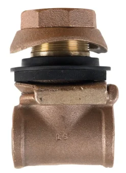 Campbell Red Brass Brown 1-1/4 in. Pitless Adapter