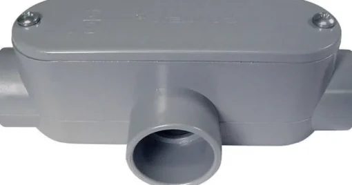 Cantex 1/2 in. D PVC Conduit Body For PVC 1 pk