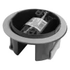 Cantex Round PVC 1 gang Junction Box Gray