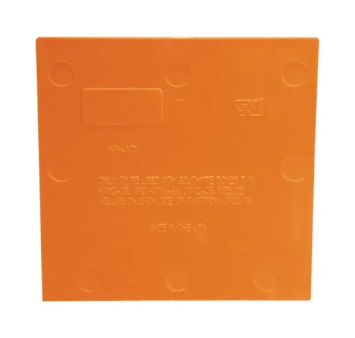 Cantex Square PVC 3 gang Divider Plate Orange