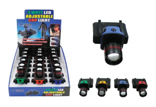 Cap Light Led 3w Asst (Pack of 18)