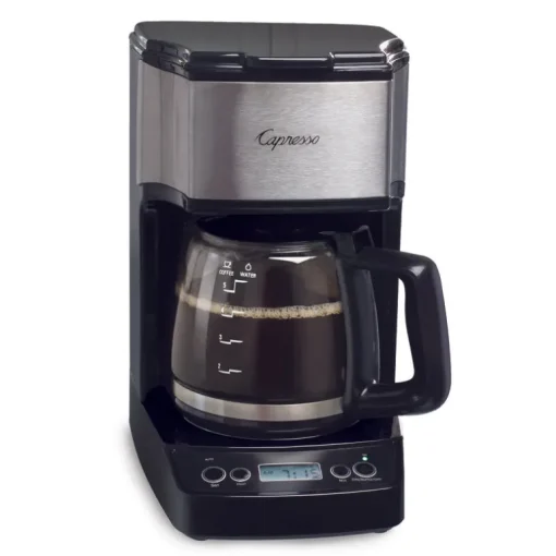 Capresso 5 cups Black/Silver Coffee Maker