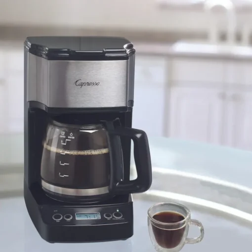 Capresso 5 cups Black/Silver Coffee Maker