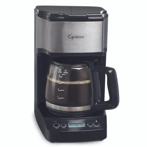 Capresso 5 cups Black/Silver Coffee Maker