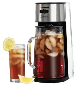 Capresso 2.5 qt Black/Silver Iced Tea Maker