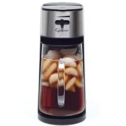 Capresso 2.5 qt Black/Silver Iced Tea Maker