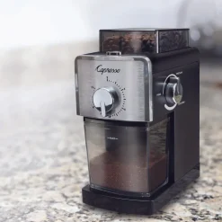 Capresso Black Plastic/Steel 8 oz Coffee Grinder