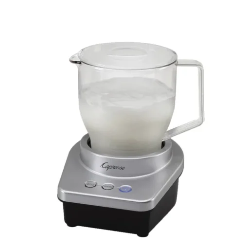 Capresso Black/Silver Plastic Milk Frother