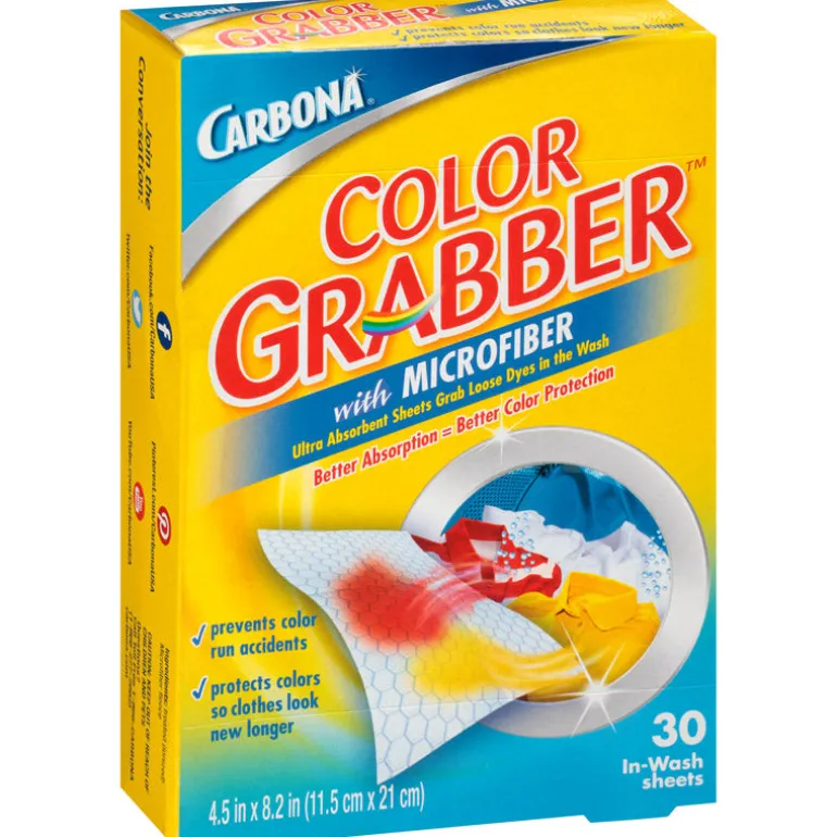 Carbona No Scent Color and Dirt Grabber Sheets 8.2 L x 4.5 W in. with Microfiber