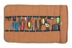 Carhartt Legacy 13 in. W X 1/2 in. H Heavy Duty Poly Fabric Tool Roll Pouch Brown