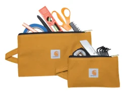 Carhartt Legacy 7 in. W X 1/2 in. H Heavy Duty Poly Fabric Tool Pouch Set Brown