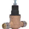 Cash Acme 1/2 in. Push to Connect Bronze Pressure Regulating Valve
