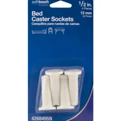 CASTER SOCKET WHT .5"W