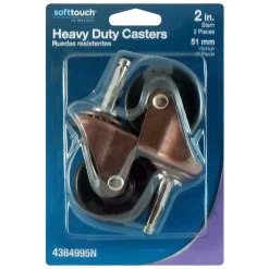 CASTER WHL W/STEM 80LB