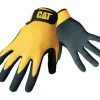 Cat Men's Indoor/Outdoor Palm Work Gloves Black/Yellow L 1 pair