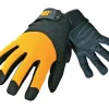 Cat Men's Indoor/Outdoor Padded Work Gloves Black/Yellow XL 1 pair