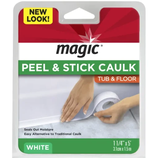CAULKSTRIP TUB1.25X5'WHT