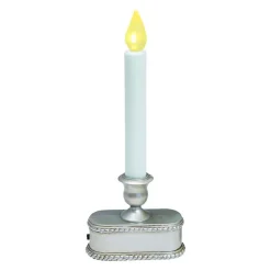Celebrations Brushed Silver No Scent Auto Sensor Candle 2.64 oz