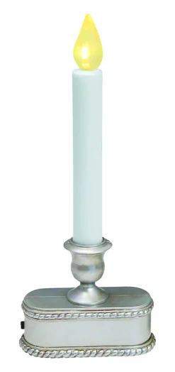 Celebrations Brushed Silver No Scent Auto Sensor Candle 2.64 oz