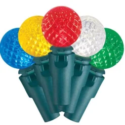 Celebrations LED G14 Multicolored 50 count Multi Function String Lights 16 ft.