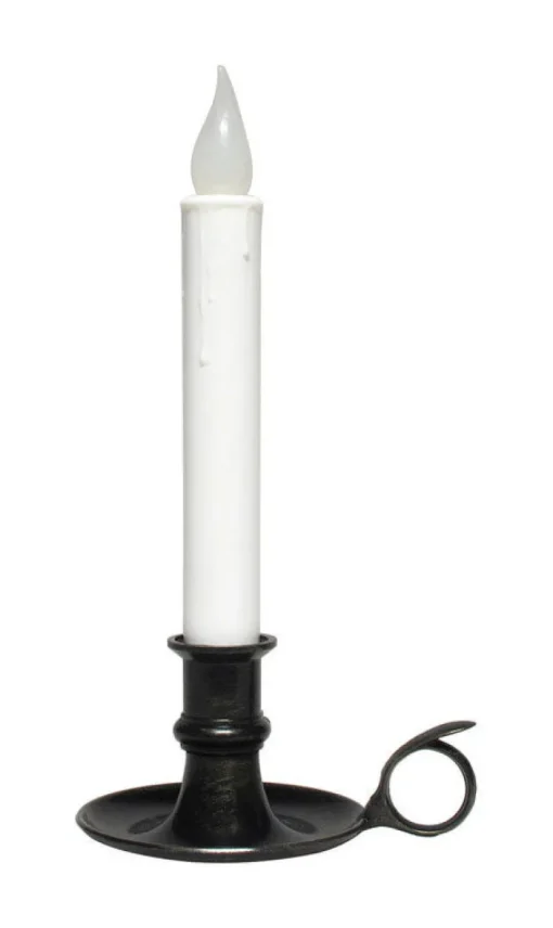 Celebrations Rubbed Bronze No Scent Automatic timer Candle 1.94 oz