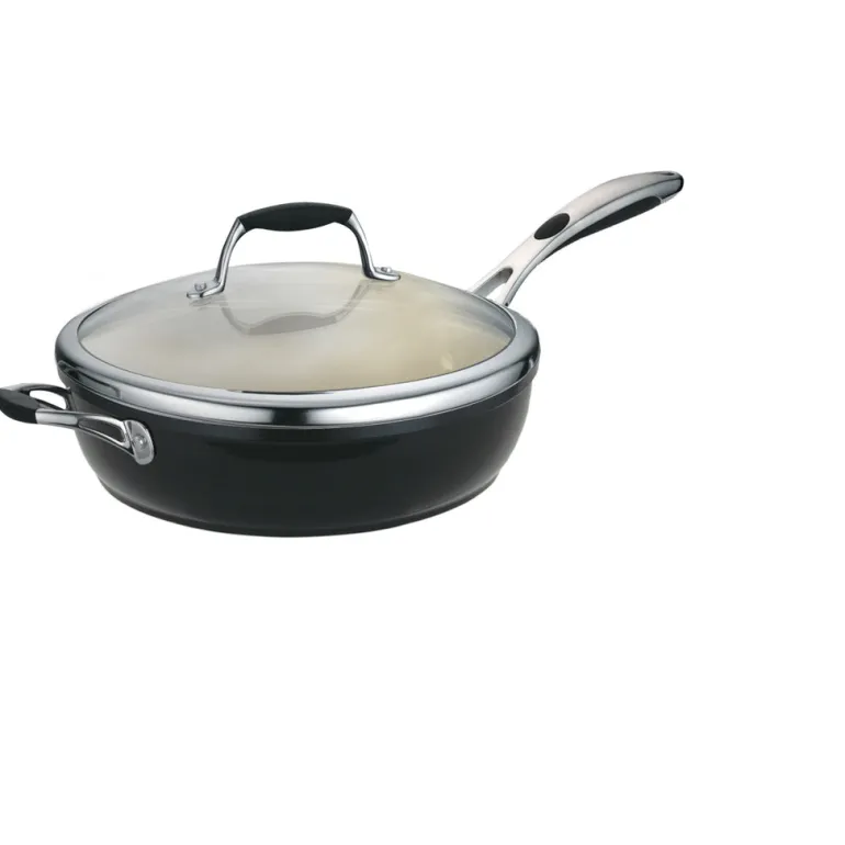 Ceramica Deluxe 11 in Ceramic Covered Deep Skillet - Black