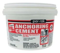 CGM Por-Rok Off White Anchoring Cement 10 lbs. for Indoor/Outdoor Floors and Walls